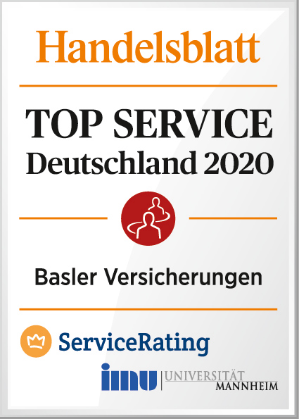 Top Service Deutschland Basler Versicherungen 2020